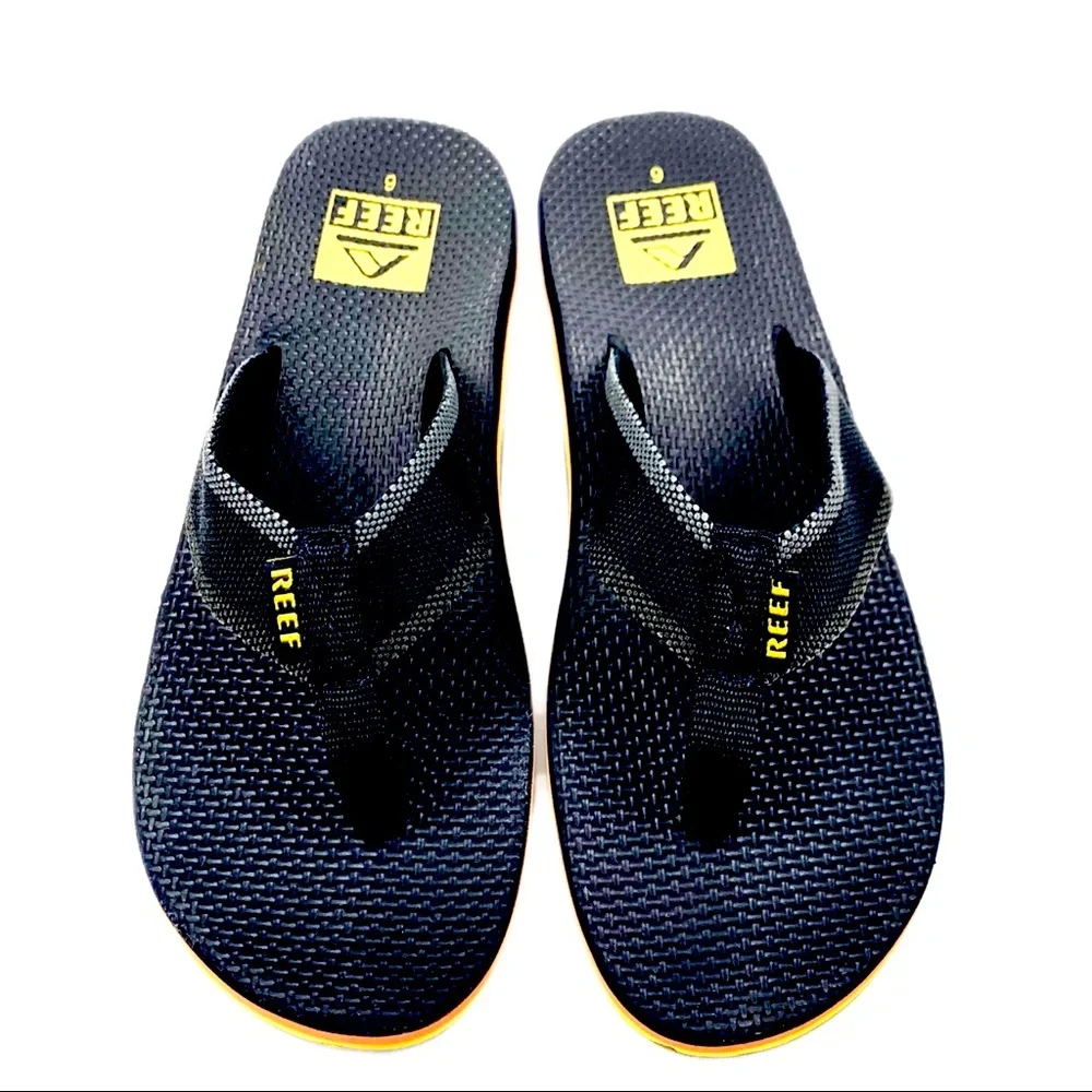 Reef Mens Black Thong Sandals Sz 6